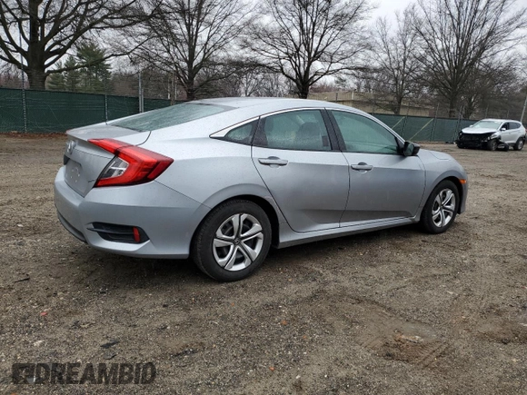 2016 Honda Civic Sedan LX with VIN 2HGFC2F53GH576902, listed as a Copart auction lot 49799215 with 65,416 mi miles and Salvage Title. Bid and sale history available at carsss.com. Image 3.