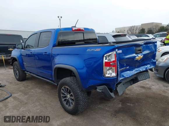 2018 Chevrolet Colorado 4WD ZR2 with VIN 1GCGTEEN7J1208489, listed as a IAAI auction lot 41314735 with 27,600 mi miles. Bid and sale history available at carsss.com. Image 3.