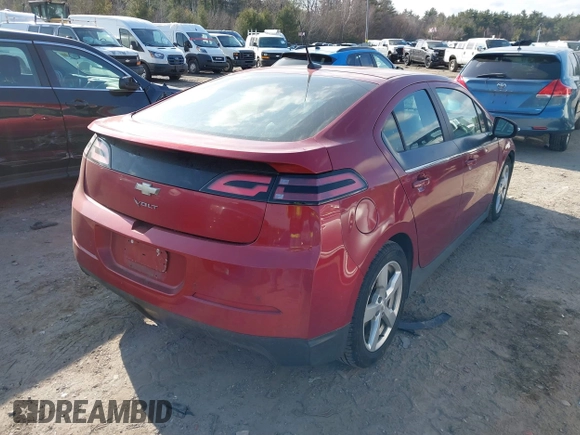 2013 Chevrolet Volt with VIN 1G1RB6E44DU111142, listed as a IAAI auction lot 41784615 with 143,359 mi miles and . Bid and sale history available at carsss.com. Image 4.