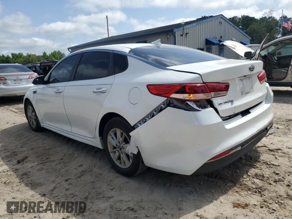 2016 Kia Optima LX with VIN 5XXGT4L36GG057136, listed as a Copart auction lot 56056965 with 118,478 mi miles and Salvage title. Bid and sale history available at DreamBid. Image 2.