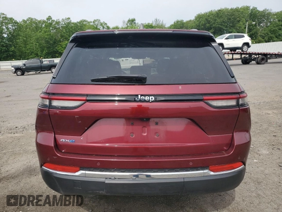 2023 Jeep Grand Cherokee with VIN 1C4RJYB69PC624487, listed as a Copart auction lot 58548725 with Not provided miles and Non repairable. Bid and sale history available at DreamBid. Image 6.