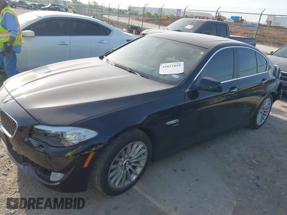 2011 BMW 5 Series 535i xDrive with VIN WBAFU7C53BC872492, listed as a IAAI auction lot 42011055 with 53,647 mi miles and . Bid and sale history available at DreamBid. Image 2.
