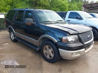 2003 Ford Expedition Eddie Bauer z VIN 1FMRU17W13LB40472, wystawiony jako IAAI lot #42101615 z przebiegiem Nie podano mil oraz . Historia ofert i sprzedaży dostępna na DreamBid. Obrazek 1.
