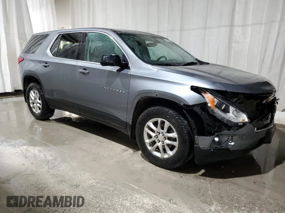 2020 Chevrolet Traverse LS with VIN 1GNEVFKW4LJ267174, listed as a Copart auction lot 53583505 with 71,416 mi miles and Salvage title. Bid and sale history available at DreamBid. Image 4.