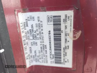1995 Ford F-150 с VIN 1FTEX15NXSKC03786, выставлен на аукционе Copart как лот 61467235 с пробегом 217 040 миль миль и Чистый • Clean title. История ставок и продаж доступна на DreamBid. Изображение 12.