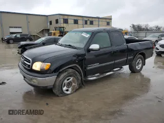 2001 Toyota Tundra SR5 with VIN 5TBRT34111S218653, listed as a Copart auction lot 45156965 with 238,537 mi miles and Salvage Title. Bid and sale history available at DreamBid. Image 1.