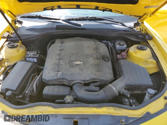 2012 Chevrolet Camaro 1LT with VIN 2G1FF1E32C9112691, listed as a Copart auction lot 62746385 with 127,607 mi miles and Salvage title. Bid and sale history available at DreamBid. Image 11.
