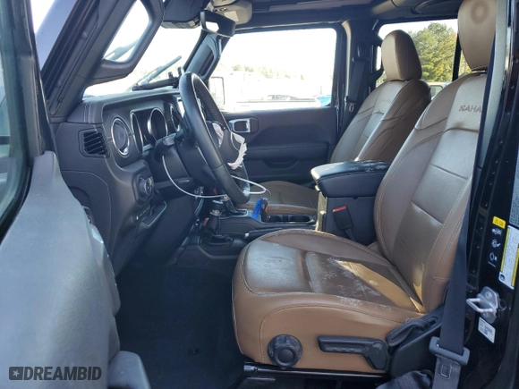 2022 Jeep Wrangler 4xe Unlimited Sahara with VIN 1C4JJXP61NW277801, listed as a Copart auction lot 48733695 with 26,621 mi miles and Salvage Title. Bid and sale history available at carsss.com. Image 7.