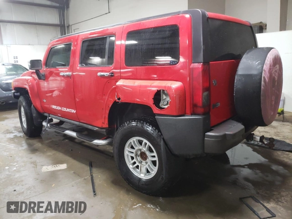 2006 Hummer H3 with VIN 5GTDN136768286831, listed as a Copart auction lot 77147574 with 193,459 mi miles and Salvage Title. Bid and sale history available at carsss.com. Image 2.