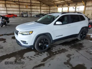 2020 Jeep Cherokee Latitude Plus with VIN 1C4PJMLB1LD574829, listed as a Copart auction lot 53300895 with 76,470 mi miles and Salvage Title. Bid and sale history available at DreamBid. Image 1.