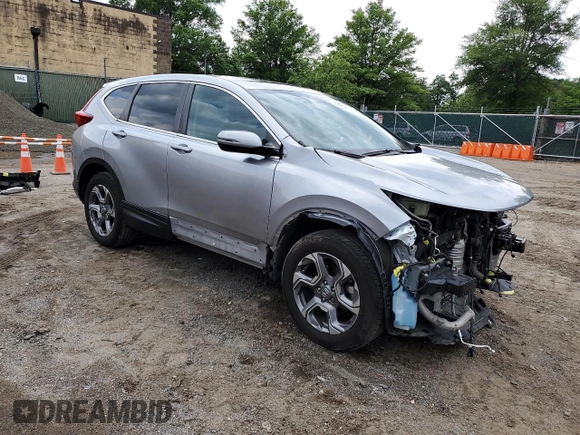 2018 Honda CR-V EX-L z VIN 2HKRW2H89JH675314, wystawiony jako Copart lot #58547525 z przebiegiem 1 268 mil mil oraz Szkoda całkowita • Salvage title. Historia ofert i sprzedaży dostępna na DreamBid. Obrazek 4.