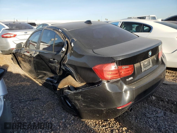 2015 BMW 3 Series 320i with VIN WBA3B1C56FK138849, listed as a Copart auction lot 50351905 with 54,115 mi miles and Salvage Title. Bid and sale history available at carsss.com. Image 2.