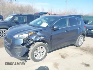 2018 Kia Sportage LX with VIN KNDPM3AC1J7453713, listed as a IAAI auction lot 41677259 with 165,792 mi miles and . Bid and sale history available at carsss.com. Image 17.