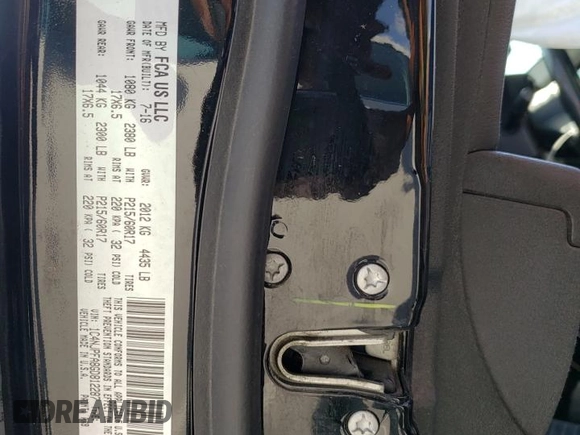 2016 Jeep Patriot Latitude with VIN 1C4NJPFA8GD812287, listed as a Copart auction lot 54760255 with 119,684 mi miles and Salvage title. Bid and sale history available at DreamBid. Image 13.
