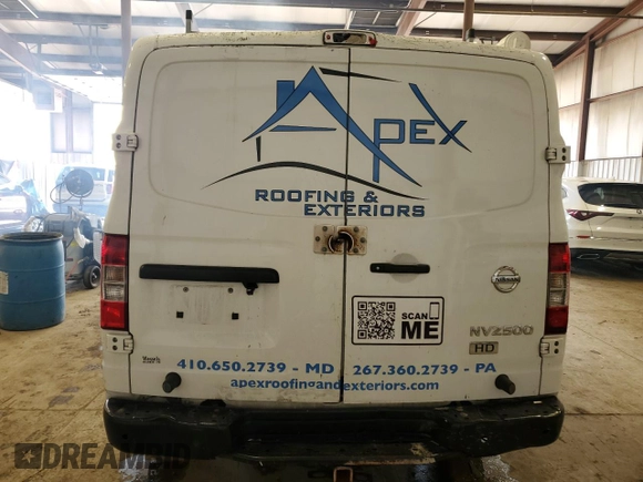 2014 Nissan NV SV with VIN 1N6AF0KY1EN105692, listed as a Copart auction lot 49858635 with 0 mi miles and Salvage Title. Bid and sale history available at carsss.com. Image 6.