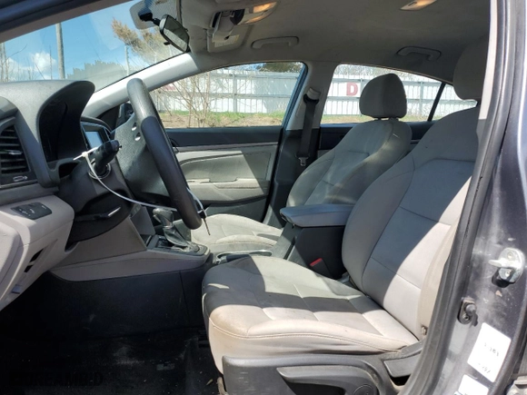 2018 Hyundai Elantra Value Edition with VIN 5NPD84LF2JH305201, listed as a Copart auction lot 53909375 with 169,334 mi miles and Clean Title. Bid and sale history available at carsss.com. Image 7.