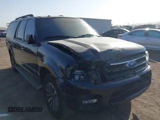 2015 Ford Expedition EL XLT with VIN 1FMJK1HT2FEF13504, listed as a IAAI auction lot 41698804 with 211,196 mi miles. Bid and sale history available at carsss.com. Image 1.