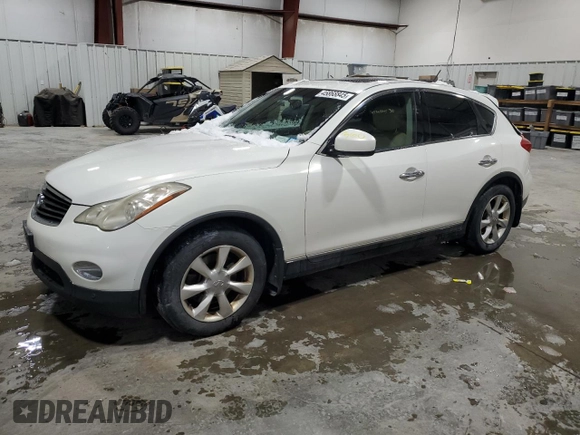 2008 Infiniti EX Journey with VIN JNKAJ09F58M354978, listed as a Copart auction lot 45868845 with 144,074 mi miles and Non repairable. Bid and sale history available at DreamBid. Image 1.