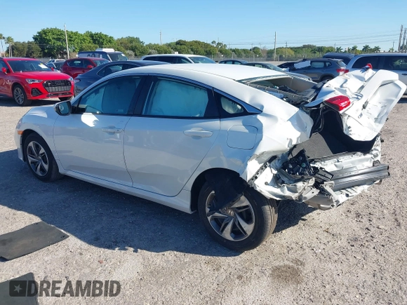 2020 Honda Civic LX z VIN 19XFC2F68LE206395, wystawiony jako IAAI lot #41720356 z przebiegiem 38 037 mil mil oraz . Historia ofert i sprzedaży dostępna na DreamBid. Obrazek 3.