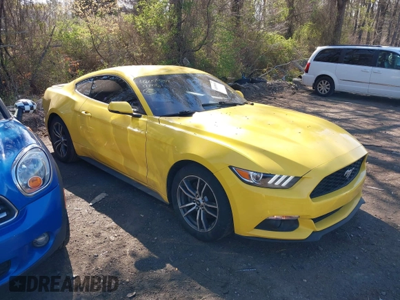 2017 Ford Mustang EcoBoost with VIN 1FA6P8TH0H5273272, listed as a IAAI auction lot 42055654 with 138,469 mi miles. Bid and sale history available at carsss.com. Image 1.