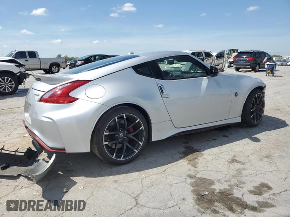 2016 Nissan 370Z Nismo with VIN JN1AZ4EH2GM931881, listed as a Copart auction lot 54264675 with 66,888 mi miles and Salvage Title. Bid and sale history available at DreamBid. Image 3.
