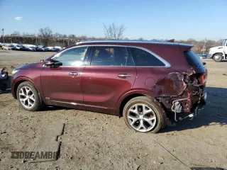 2018 Kia Sorento SX with VIN 5XYPKDA58JG400846, listed as a Copart auction lot 46552055 with 48,677 mi miles and Salvage Title. Bid and sale history available at DreamBid. Image 2.