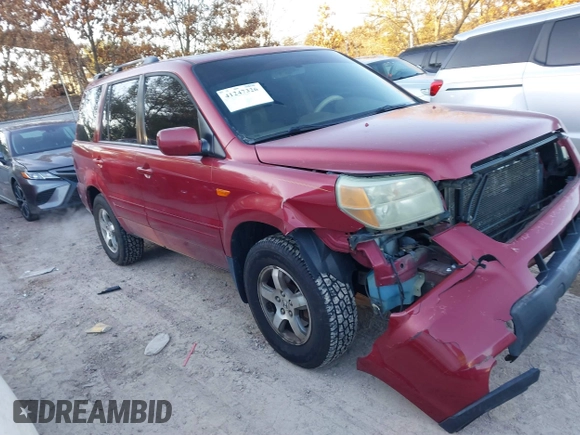 2006 Honda Pilot EX-L with VIN 5FNYF28586B005602, listed as a IAAI auction lot 41247326 with 221,698 mi miles and . Bid and sale history available at DreamBid. Image 1.