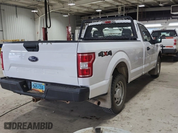 2018 Ford F-150 XL with VIN 1FTMF1EB9JKD38518, listed as a IAAI auction lot 42730627 with 205,804 mi miles and . Bid and sale history available at DreamBid. Image 26.