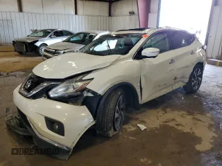 2015 Nissan Murano SL z VIN 5N1AZ2MH6FN279676, wystawiony jako Copart lot #55885835 z przebiegiem Nie podano mil oraz Czysty tytuł • Clean title. Historia ofert i sprzedaży dostępna na DreamBid. Obrazek 1.