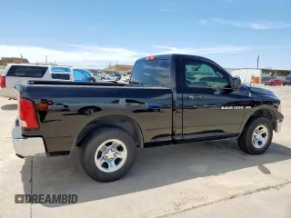 2012 Ram 1500 Express with VIN 3C6JD6AT7CG183408, listed as a Copart auction lot 57630175 with 124,003 mi miles and Salvage title. Bid and sale history available at DreamBid. Image 3.