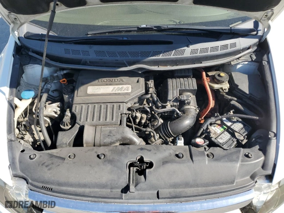 2008 Honda Civic Hybrid with VIN JHMFA36218S019902, listed as a Copart auction lot 50169105 with 176,337 mi miles and Salvage Title. Bid and sale history available at carsss.com. Image 11.