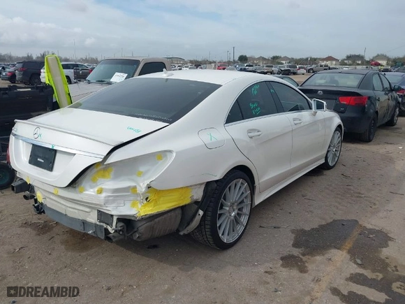 2016 Mercedes-Benz CLS with VIN WDDLJ6FB8GA164130, listed as a IAAI auction lot 41667462 with 48,673 mi miles. Bid and sale history available at carsss.com. Image 4.