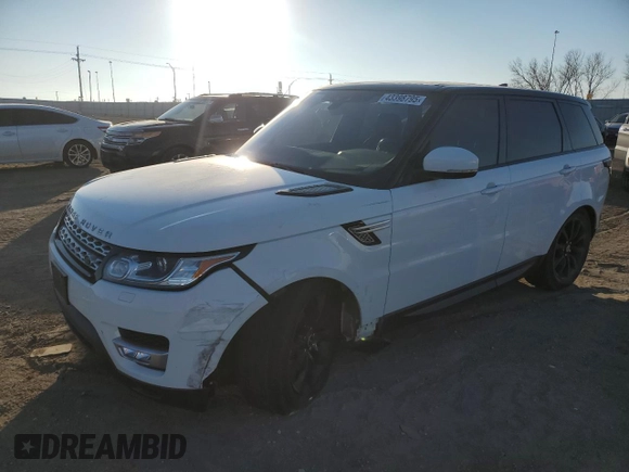 2017 Land Rover Range Rover Sport HSE with VIN SALWR2FK5HA674499, listed as a Copart auction lot 43398795 with 119,518 mi miles and Salvage Title. Bid and sale history available at carsss.com. Image 1.