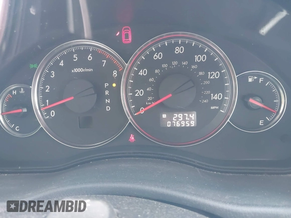 2009 Subaru Legacy Special with VIN 4S3BL616797214039, listed as a IAAI auction lot 41270458 with 76,959 mi miles and . Bid and sale history available at DreamBid. Image 7.
