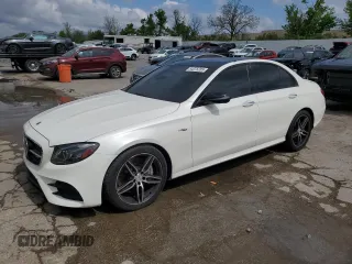 2020 Mercedes-Benz E 53 AMG with VIN WDDZF6BBXLA712043, listed as a Copart auction lot 54375285 with 54,343 mi miles and Salvage title. Bid and sale history available at DreamBid. Image 1.