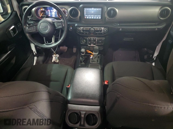 2020 Jeep Wrangler Unlimited Willys with VIN 1C4HJXDN2LW170053, listed as a Copart auction lot 50265365 with 76,682 mi miles and Clean title. Bid and sale history available at DreamBid. Image 8.