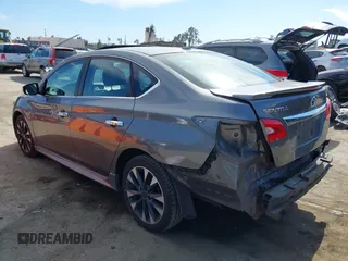 2017 Nissan Sentra SR Turbo with VIN 3N1CB7AP0HY235627, listed as a IAAI auction lot 42022742 with 247,514 mi miles. Bid and sale history available at carsss.com. Image 3.
