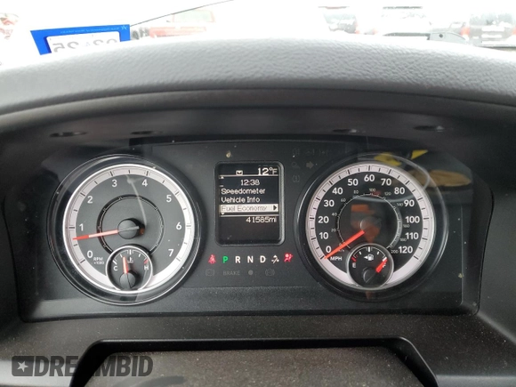 2019 Ram 1500 Classic Tradesman with VIN 1C6RR6FG8KS733206, listed as a Copart auction lot 45122485 with 41,585 mi miles and Salvage Title. Bid and sale history available at carsss.com. Image 9.