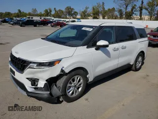 2024 Kia Carnival LX with VIN KNDNB4H3XR6352468, listed as a Copart auction lot 41516195 with 24,753 mi miles and Salvage Title. Bid and sale history available at carsss.com. Image 1.