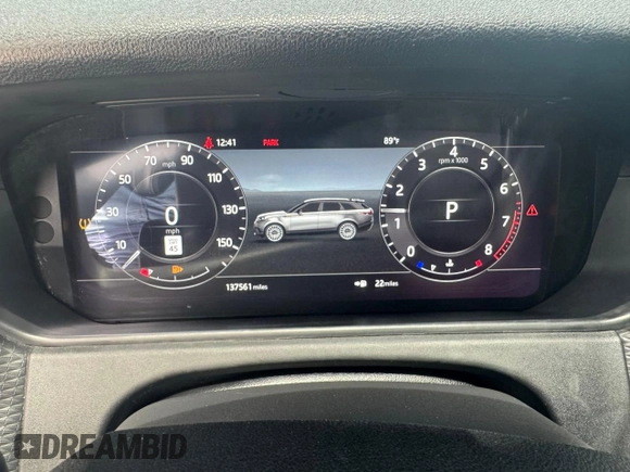 2018 Land Rover Range Rover Velar S with VIN SALYB2RX7JA748371, listed as a Copart auction lot 65276155 with 137,561 mi miles and Clean title. Bid and sale history available at DreamBid. Image 8.