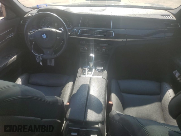 2014 BMW 7 Series 740Li with VIN WBAYE4C59ED138376, listed as a Copart auction lot 76878354 with 73,129 mi miles and Salvage Title. Bid and sale history available at carsss.com. Image 8.