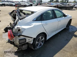 2020 Honda Civic LX z VIN 19XFC2F69LE201741, wystawiony jako Copart lot #49923505 z przebiegiem 57 538 mil mil oraz Szkoda całkowita • Salvage title. Historia ofert i sprzedaży dostępna na DreamBid. Obrazek 3.