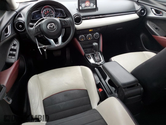 2016 Mazda CX-3 Grand Touring with VIN JM1DKBD76G0111838, listed as a Copart auction lot 48831385 with 115,579 mi miles and Salvage Title. Bid and sale history available at carsss.com. Image 8.