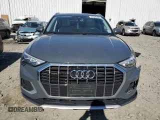 2022 Audi Q3 Premium with VIN WA1AUCF33N1020993, listed as a Copart auction lot 47046495 with 33,382 mi miles and Salvage Title. Bid and sale history available at carsss.com. Image 5.