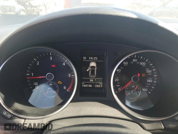 2014 Volkswagen Jetta SportWagen TDI w/Sunroof with VIN 3VWML7AJ5EM605092, listed as a Copart auction lot 77131164 with 100,746 mi miles and Salvage Title. Bid and sale history available at carsss.com. Image 9.