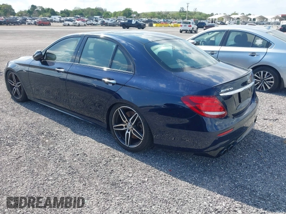 2020 Mercedes-Benz E AMG E 53 with VIN WDDZF6BB2LA748051, listed as a IAAI auction lot 39161866 with Not Provided miles. Bid and sale history available at carsss.com. Image 3.