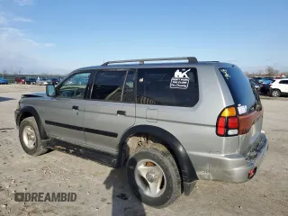 2001 Mitsubishi Montero Sport ES with VIN JA4MT21HX1P066745, listed as a Copart auction lot 43509375 with 266,130 mi miles and Salvage Title. Bid and sale history available at carsss.com. Image 2.