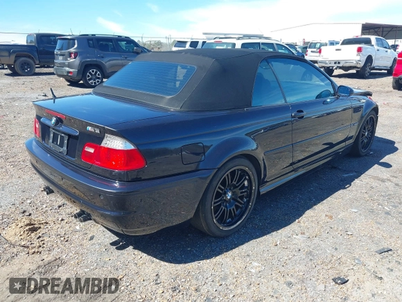 2002 BMW 3 Series M3 with VIN WBSBR93432EX22174, listed as a IAAI auction lot 41744939 with 102,907 mi miles. Bid and sale history available at carsss.com. Image 4.