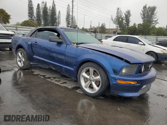 2007 Ford Mustang GT Deluxe with VIN 1ZVFT85H275365353, listed as a Copart auction lot 42509375 with 154,153 mi miles and Salvage Title. Bid and sale history available at DreamBid. Image 4.