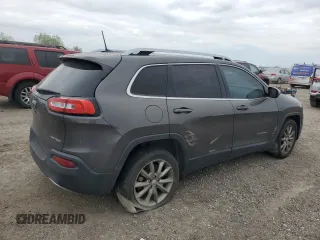 2017 Jeep Cherokee Limited with VIN 1C4PJLDB9HD237597, listed as a Copart auction lot 53053055 with 133,471 mi miles and Clean Title. Bid and sale history available at carsss.com. Image 3.
